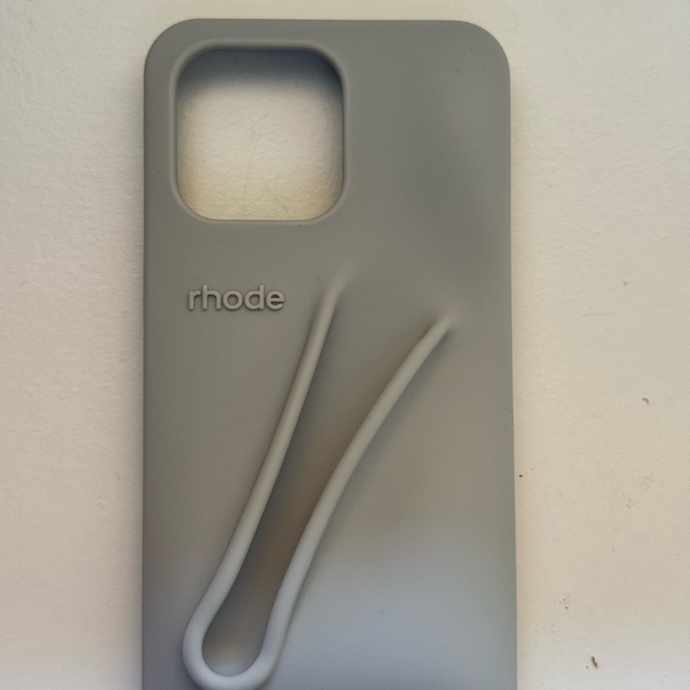 RHODE Gray Lip Phone Case